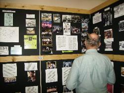 Looking at artifacts inside the Museum